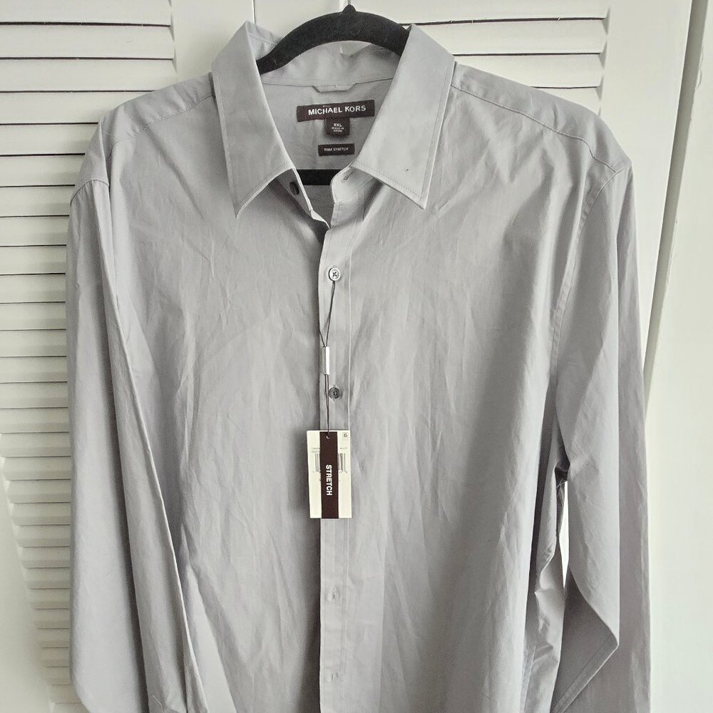 Michael Kors Men's Long-sleeve button down dress shirt XXL